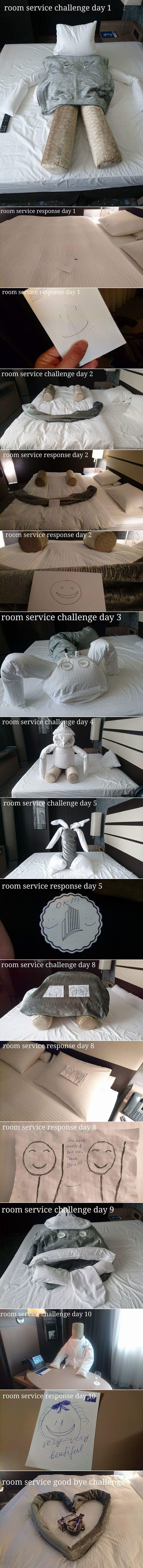 Muškarcu je bilo dosadno u hotelu pa je u spremačici svaki dan ostavljao zanimljive prizore