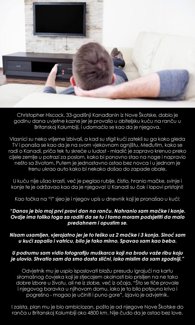 Najbizarnija priča o provalniku kakvu samo život piše