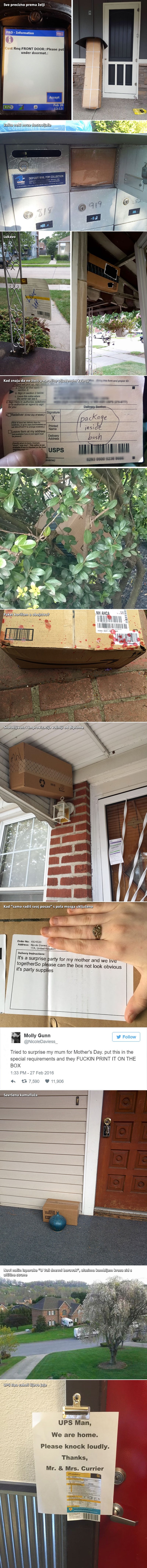 TOP 10 primjera sloma živaca zbog dostavljača paketa