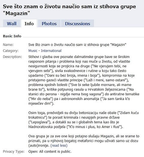 Životna mudrost u pjesmama "Magazina"