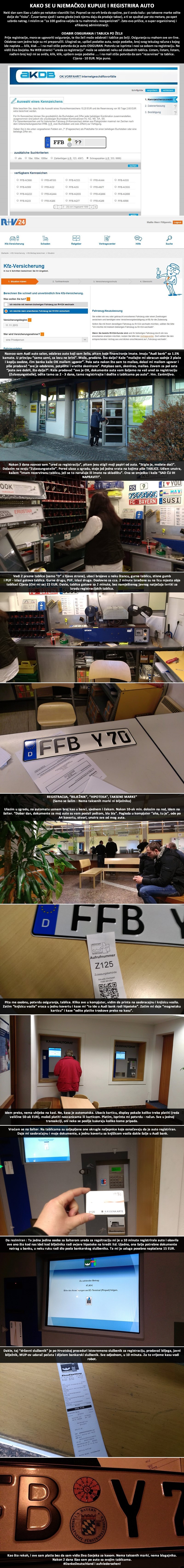 HRVATSKA VLADO, ČITAJ I UČI: Kako se u Njemačkoj kupuje i registrira auto