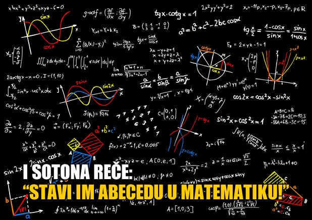 Jedna za matematičare: Eto izvora vaših muka