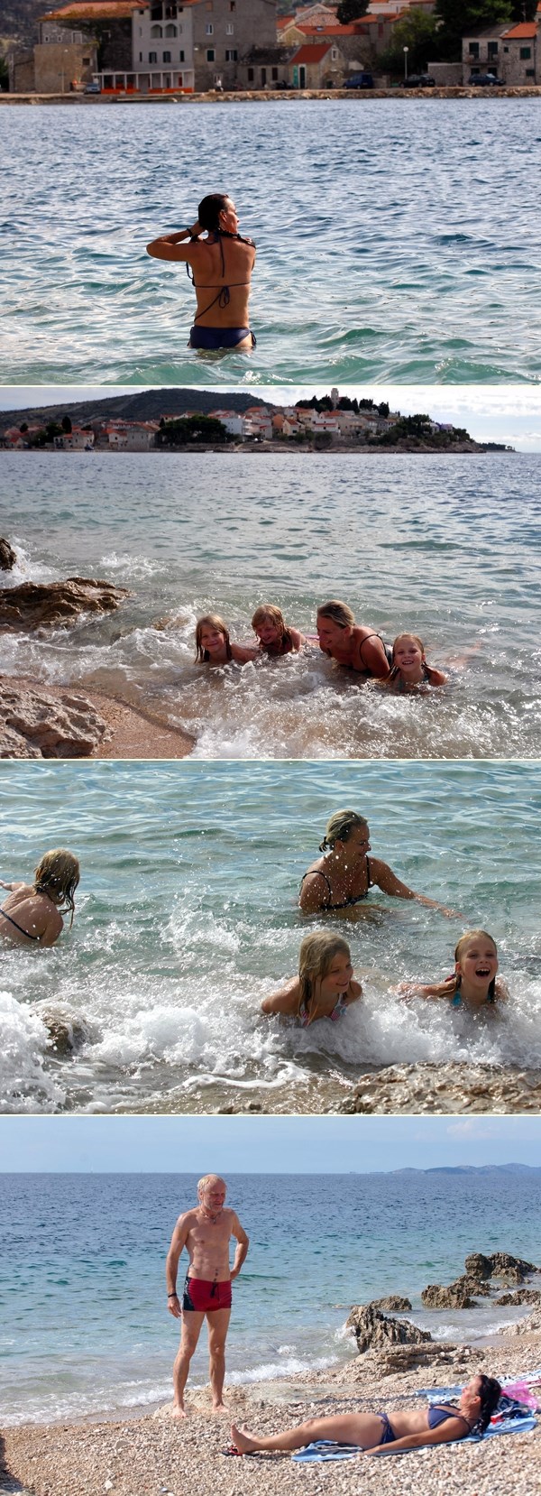 Primoštenski kupači ne daju jeseni da otjera ljeto