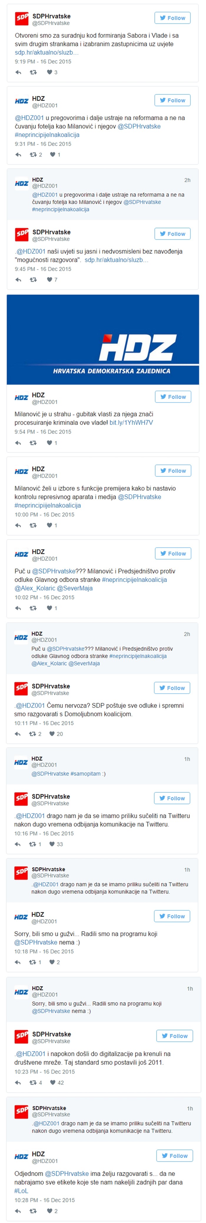 Dva krila Komunističke partije se vuku za kosu po Twitteru dok država propada