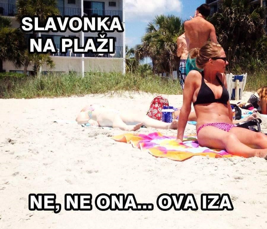 slavonka na plaži
