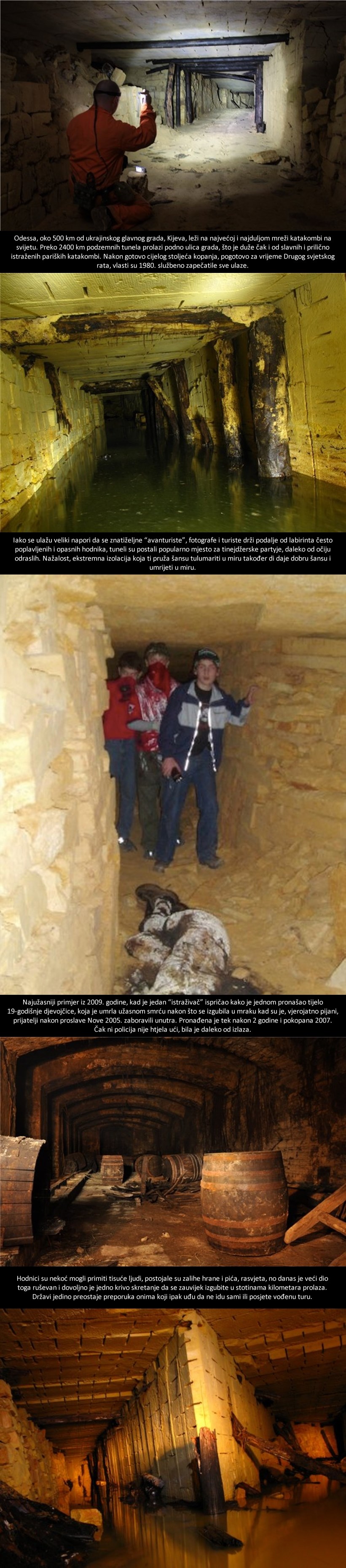 STRAVIČNO OTKRIĆE u katakombama Odesse pokazuje svu opasnost "urbanog istraživanja"