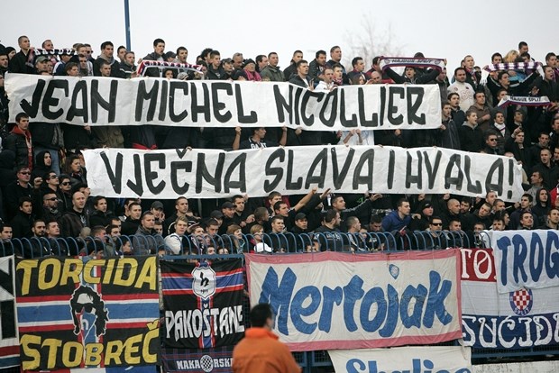 Torcida dala počast Francuzu koji je herojski branio Vukovar