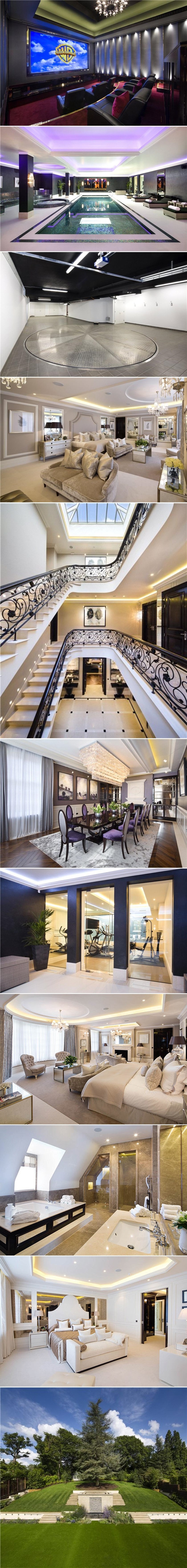 GALERIJA: Odvratno luksuzna londonska palača od 32 milijuna funti pomutit će vam pamet!