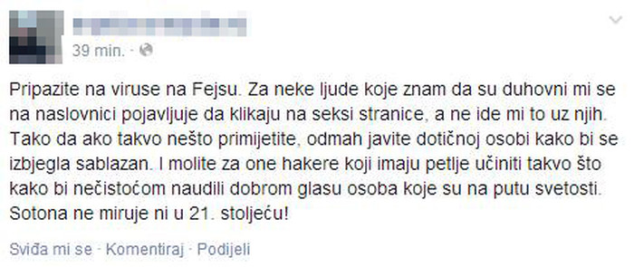 Sotona napao Facebook