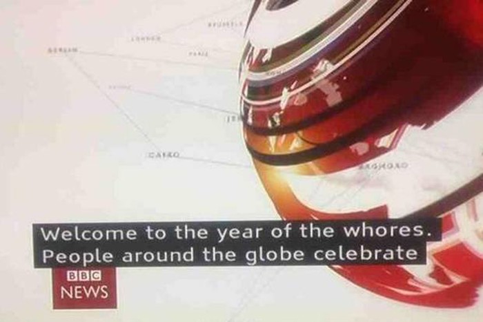 BBC Kinezima čestitao godinu "kurvi"?
