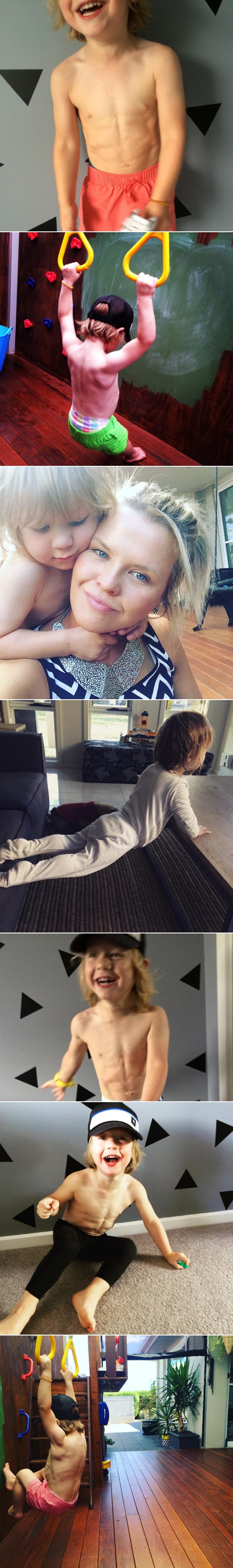 Upoznajte trogodišnjaka s pločicama koji je nabildaniji od vas!