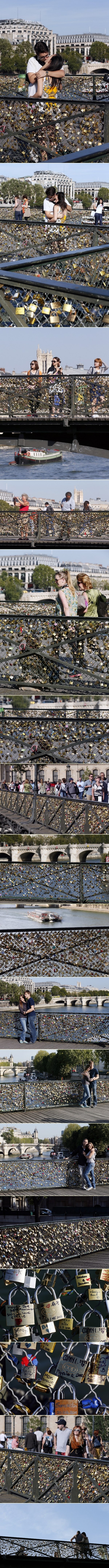 "Pont des Arts" - pariški most ljubavi zaključane lokotima