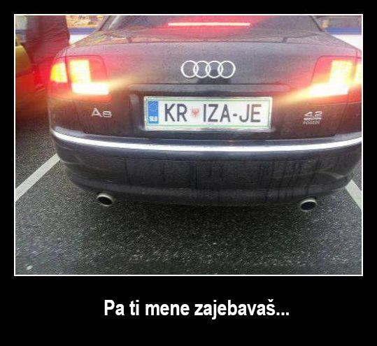 Slovenac se ruga sirotinji: Kriza je, al za auto se ima