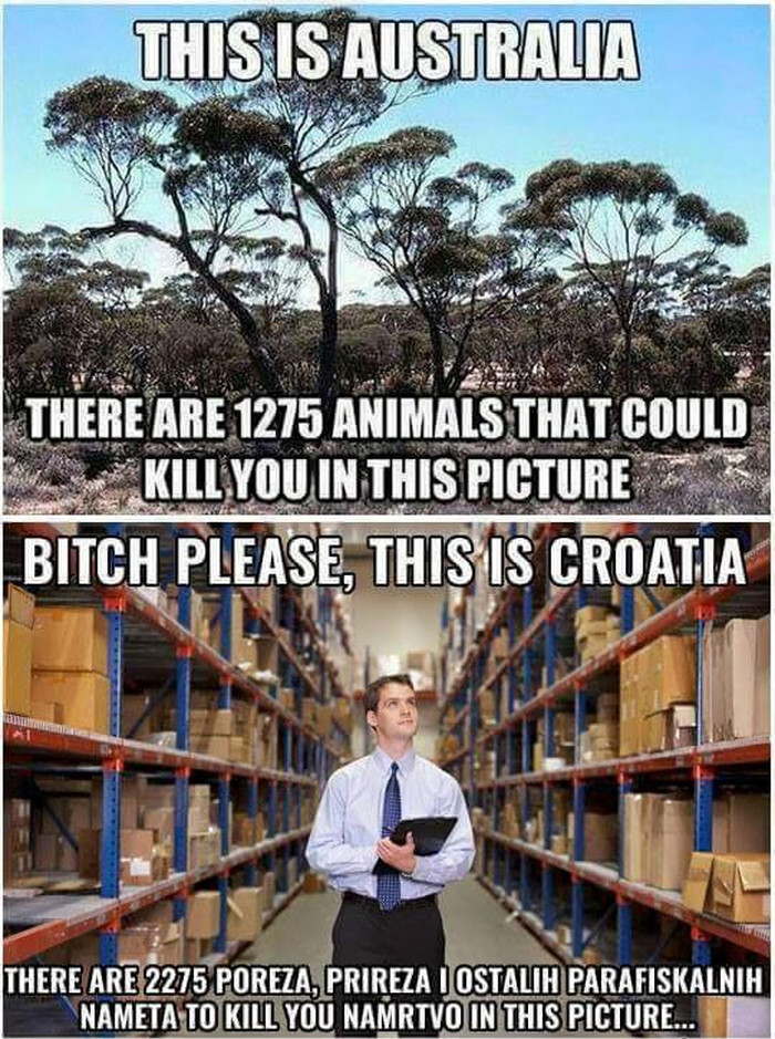 Hrvatska opasnija od svih australskih životinja zajedno!