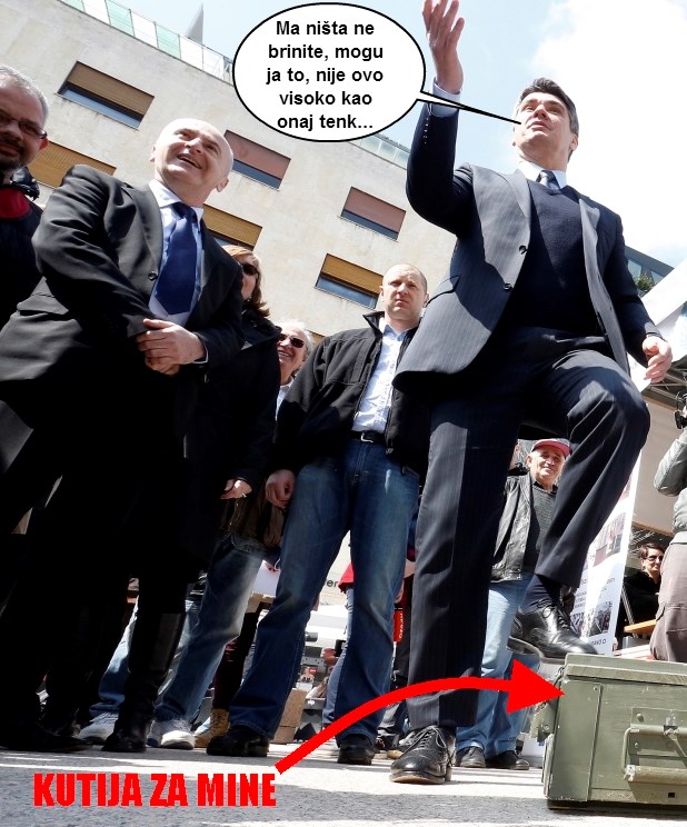 Zoki iz epizode s tenkom ništa nije naučio...