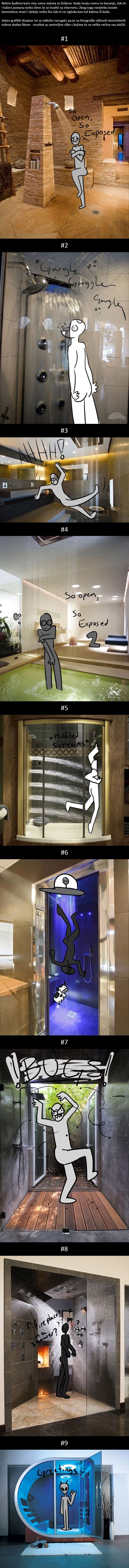 Dizajner se crtežima narugao besmislenim tuševima hvalisavih bogataša