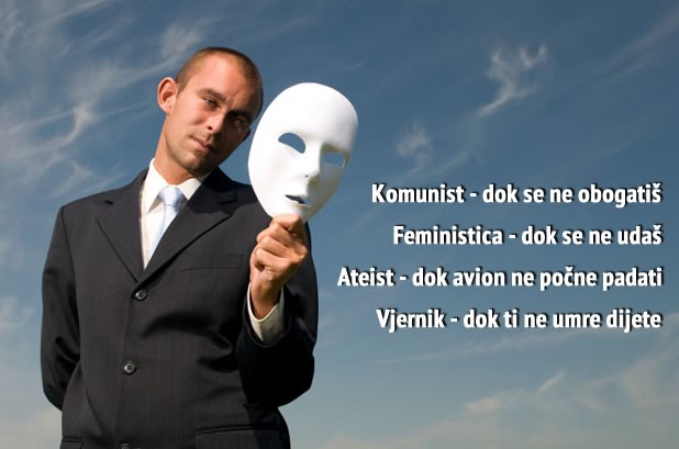 Svi nosimo neku masku dok nas život ne natjera da je skinemo