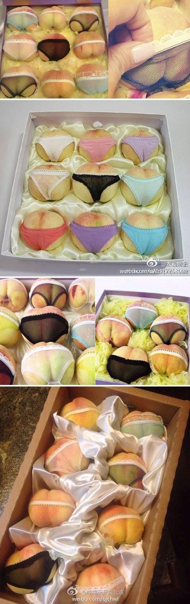 Ludi Kinezi breskvama obukli čipkaste gaćice