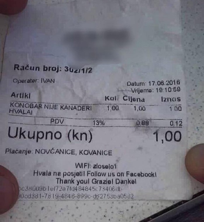 Kada konobarima dosadi nositi vodu