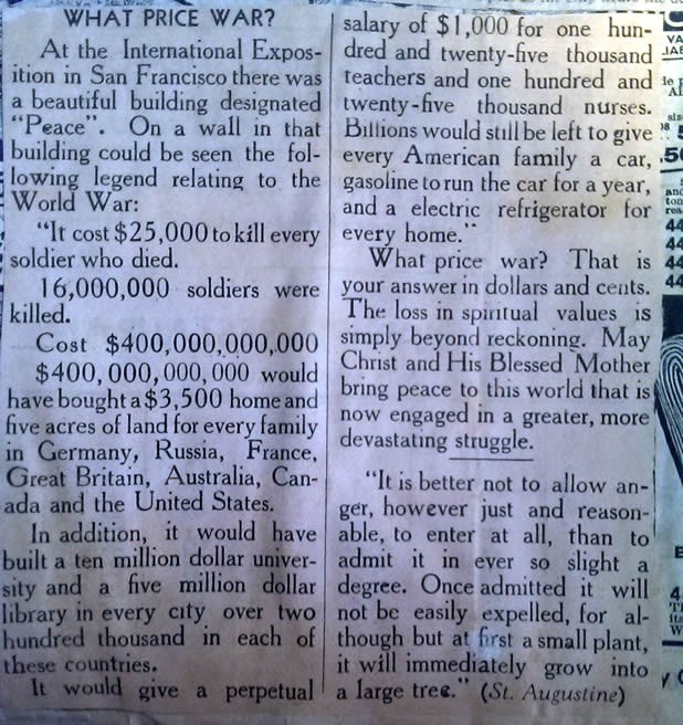 Cijena rata: Suludi iznos koji bi spasio pola svijeta