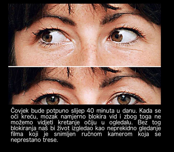 Činjenica o očima koju vjerojatno niste znali
