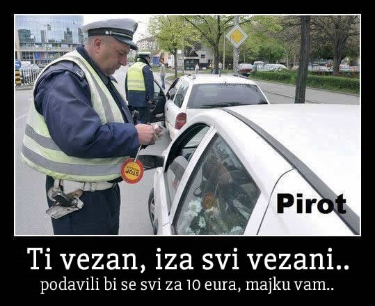 Škrti građani poštivanjem zakona uzrujali revnog policajca