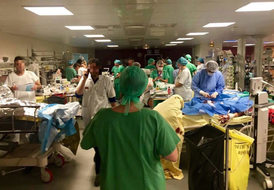 Priznanje zaslužuje i osoblje pariških bolnica, spasili su mnoge živote