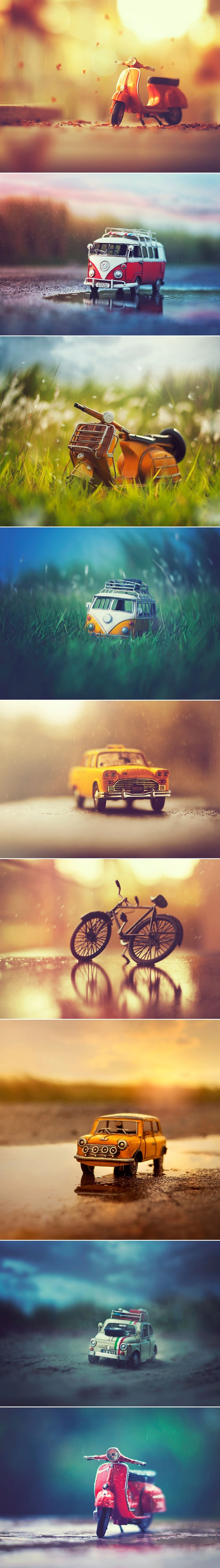 GALERIJA: Mini autićima iz djetinjstva stvorio predivan ugođaj godišnjih doba