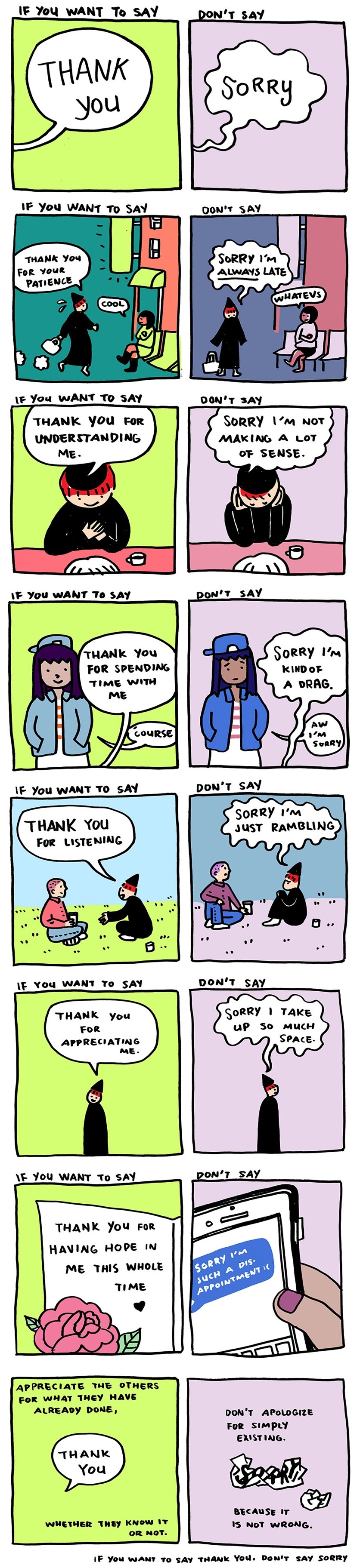 Prestanite se stalno ispričavati, recite "Hvala!" i život će vam se promijeniti!