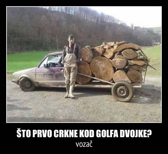 Što prvo krepa kod Golfa?