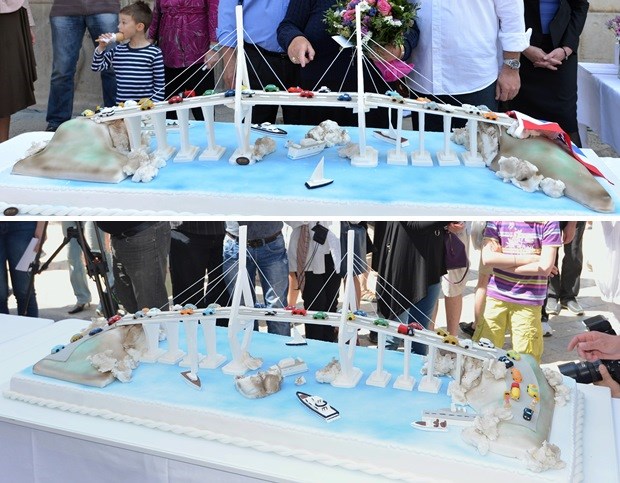 Slasna maketa Pelješkog mosta