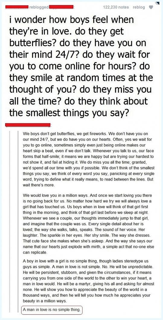 Cure, zanima vas kako se dečki osjećaju kad su zaljubljeni?