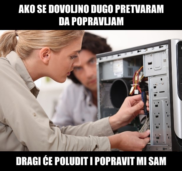 Kako žene popravljaju stvari