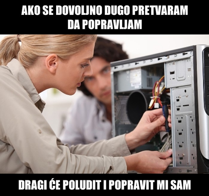 Kako žene popravljaju stvari