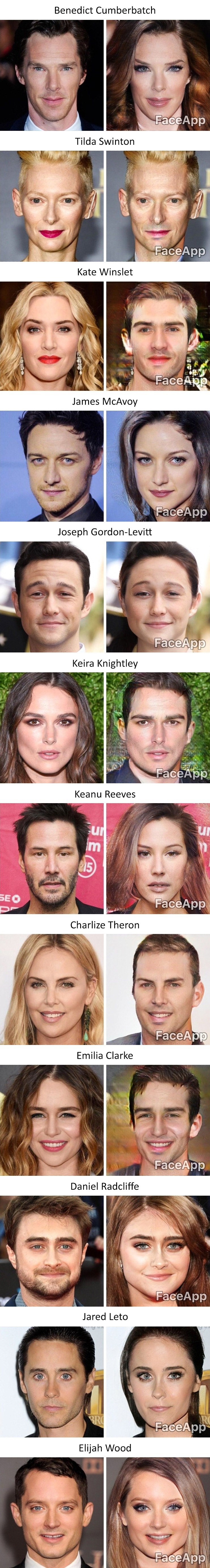 Pripremite se za iznenađenje: Ovako bi poznate osobe izgledale kad bi bile suprotnog spola!