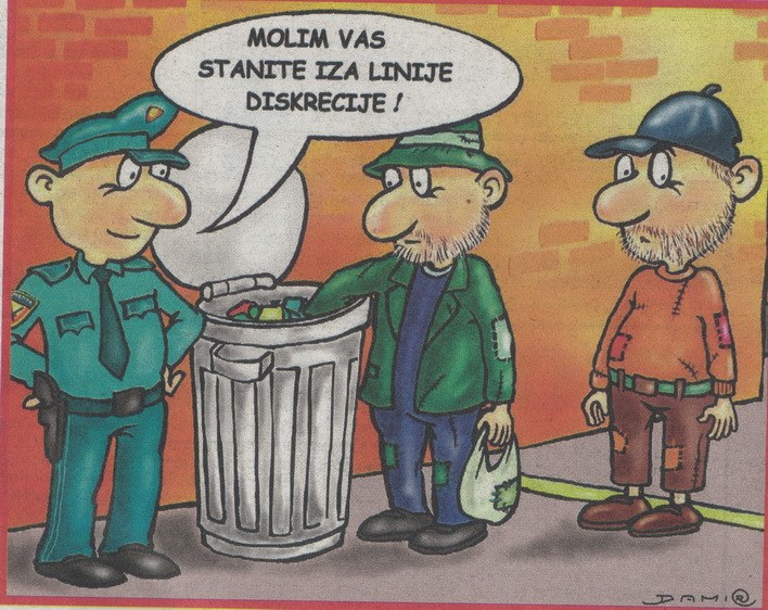 Čekati red za kopanje po smeću