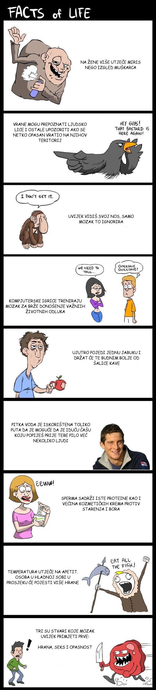 Bitne životne činjenice koje moraš znati