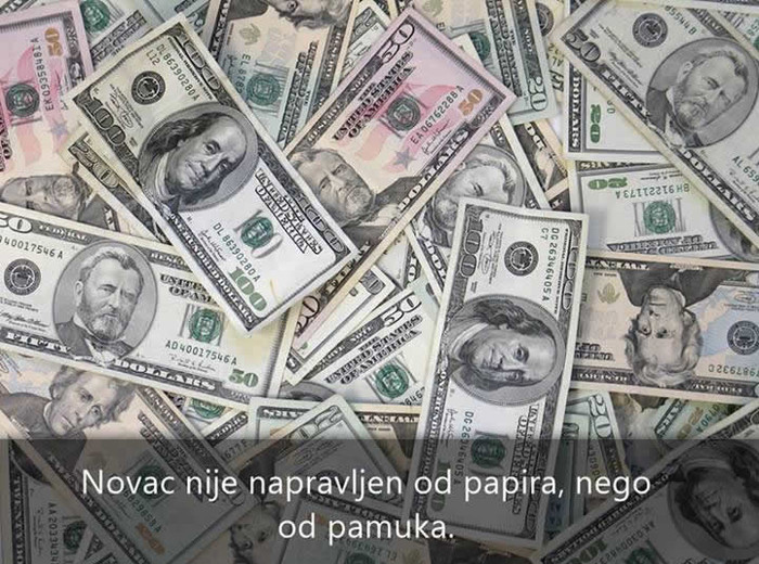 Od čega se radi novac?
