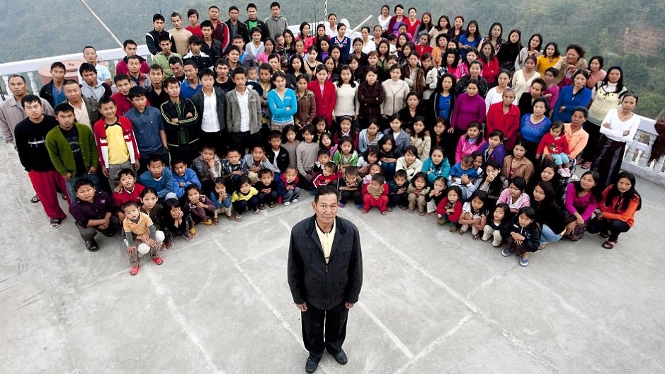 Muškarac s najvećom obitelji na svijetu