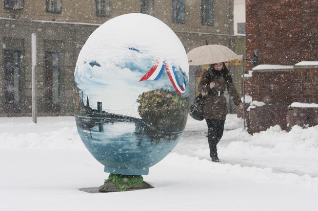 U Osijeku sve spremno za bijeli Uskrs