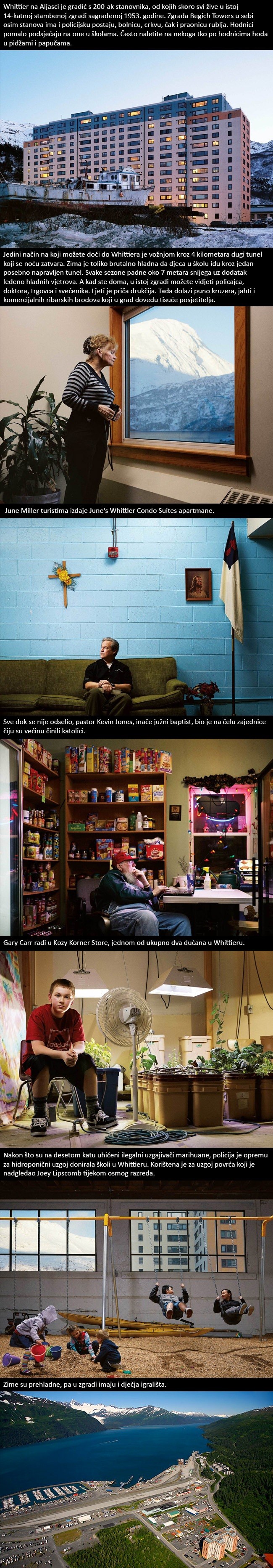 Upoznajte Whittier, gradić na Aljasci u kojem svi žive u istoj zgradi!