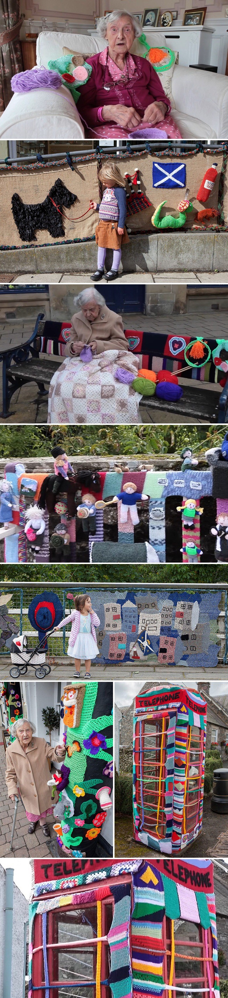 104-godišnja baka umjetnica rasturila grad, pogledajte što je uradila telefonskoj govornici!