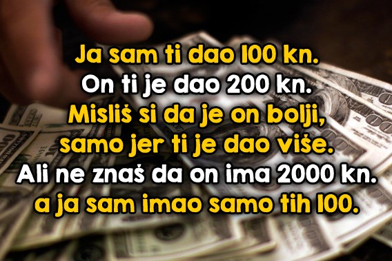 Kako ljudi obično shvaćaju stvari oko sebe