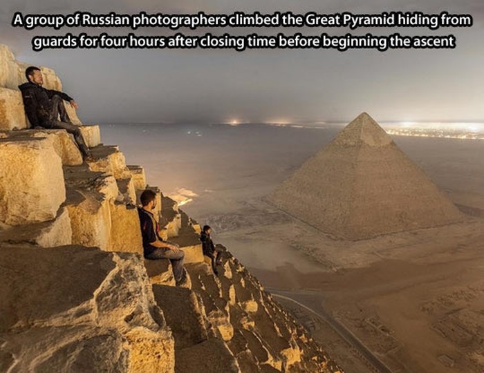 Pogled s vrha Velike piramide