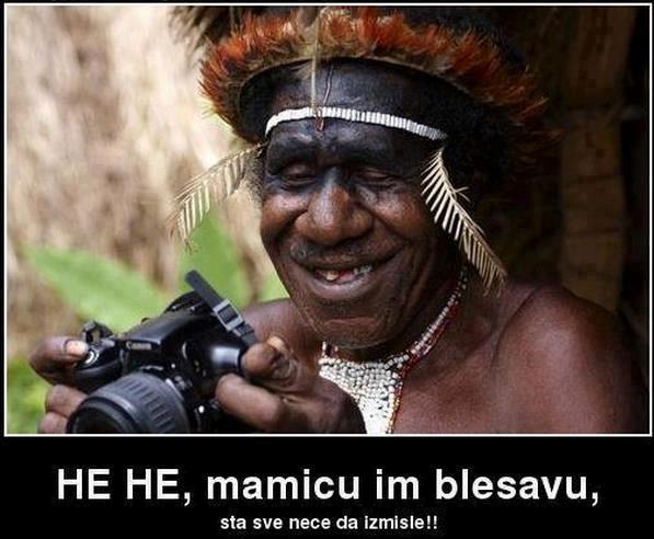 Domorodac prvi put vidi fotku sebe