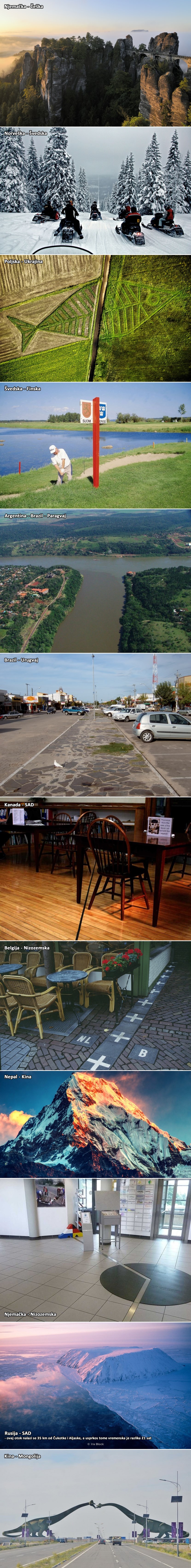 TOP 12 granica među državama koje ruše sve stereotipe