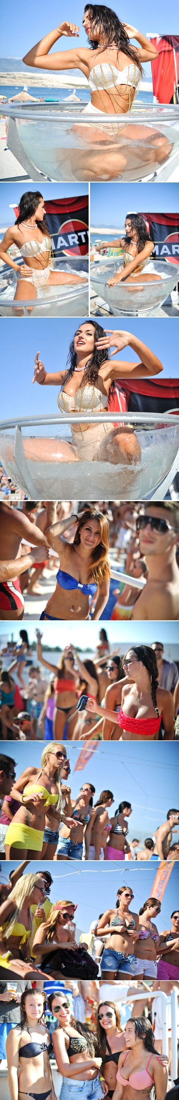 Na Zrću se kupa i pleše čak i u čašama