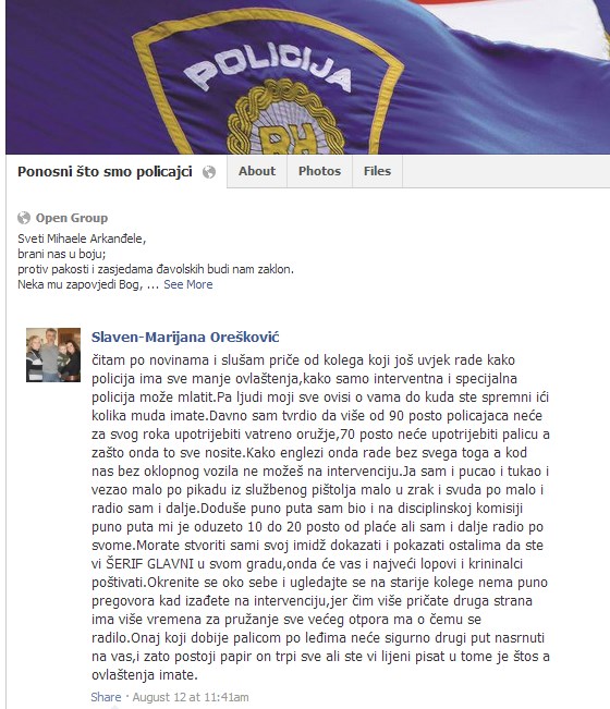 Hrvatski policajac bi mlatio i pucao: Osjećate se sigurno?