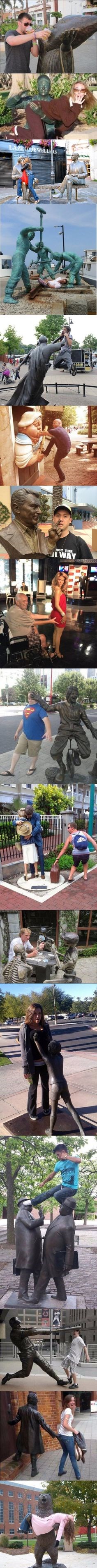 NAJLUĐE fotografije sa spomenicima diljem svijeta