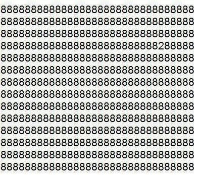 Tko može naći broj 2 u manje od tri sekunde?